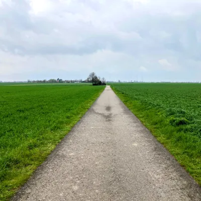 Wandelen door het Duitse platteland