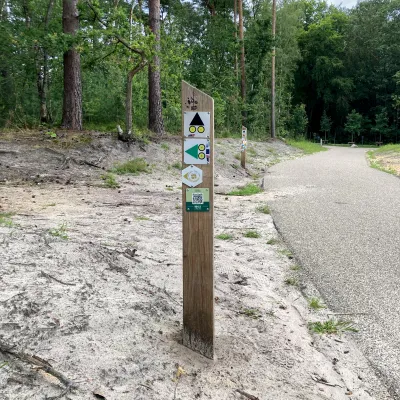 Checkpoint Dilserbos Lange Afstandspad Rondje Limburg