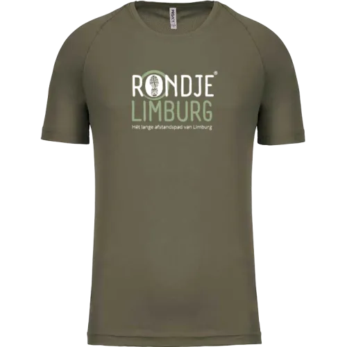 Sport t-shirt heren olive